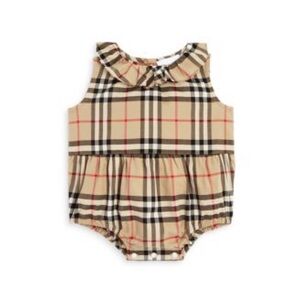 Burberry
Unisex Norah Vintage Check Bubble Romper - Baby